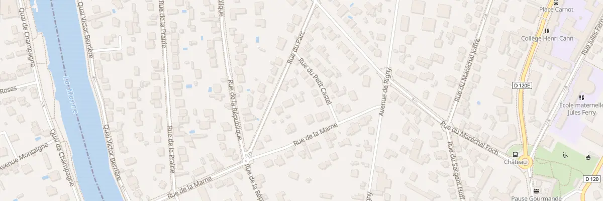Plan du 25 Rue de la Marne à Bry-sur-Marne