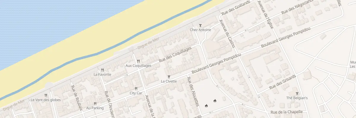 Plan du 783 Bd Georges Pompidou à Bray-Dunes
