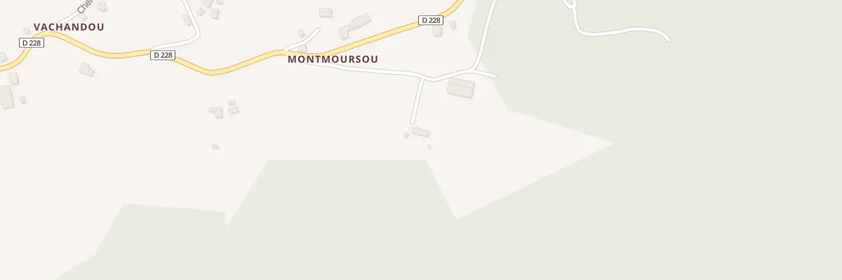 Plan du 2 Che du Mommoursou à Ladinhac