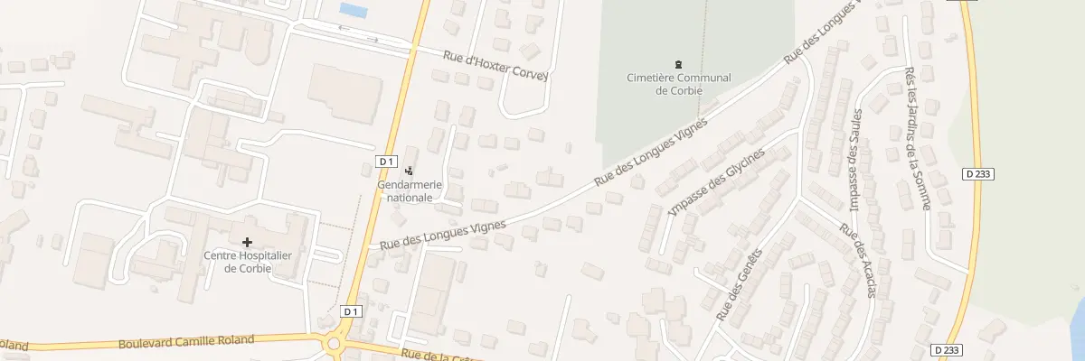Plan du 9 Rue des Longues Vignes à Corbie