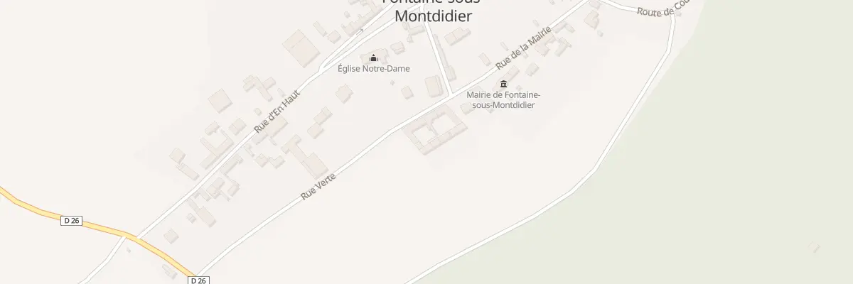 Plan du 41 Rue Verte à Fontaine-sous-Montdidier