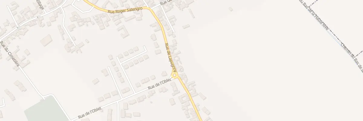 Plan du 23 Rue de Lapugnoy à Allouagne