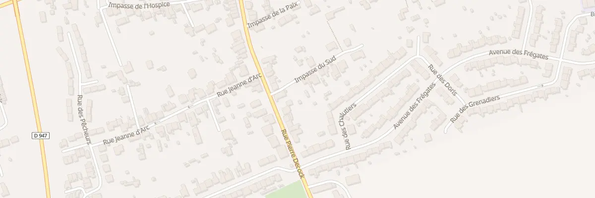 Plan du 33 Rue Pierre Decock à Bray-Dunes