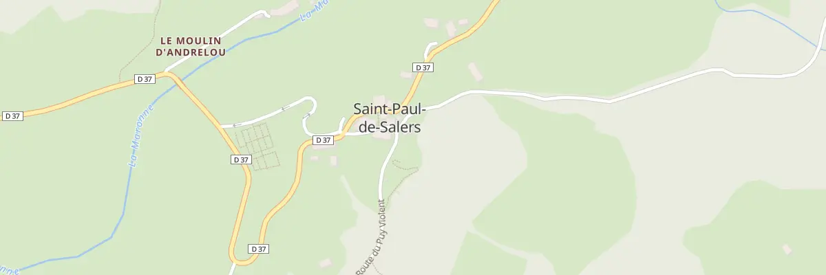 Plan du 5014 Le Bourg à Saint-Paul-de-Salers