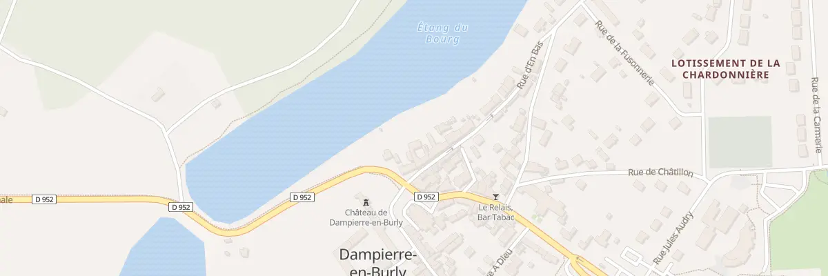 Plan du 5003 Rue d’En Bas à Dampierre-en-Burly