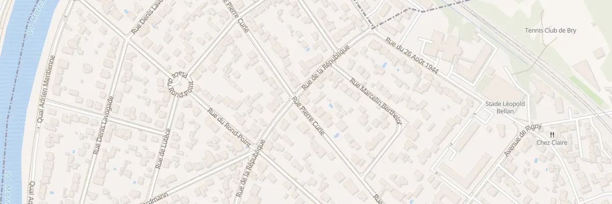 Plan du 43B Rue Pierre Curie à Bry-sur-Marne