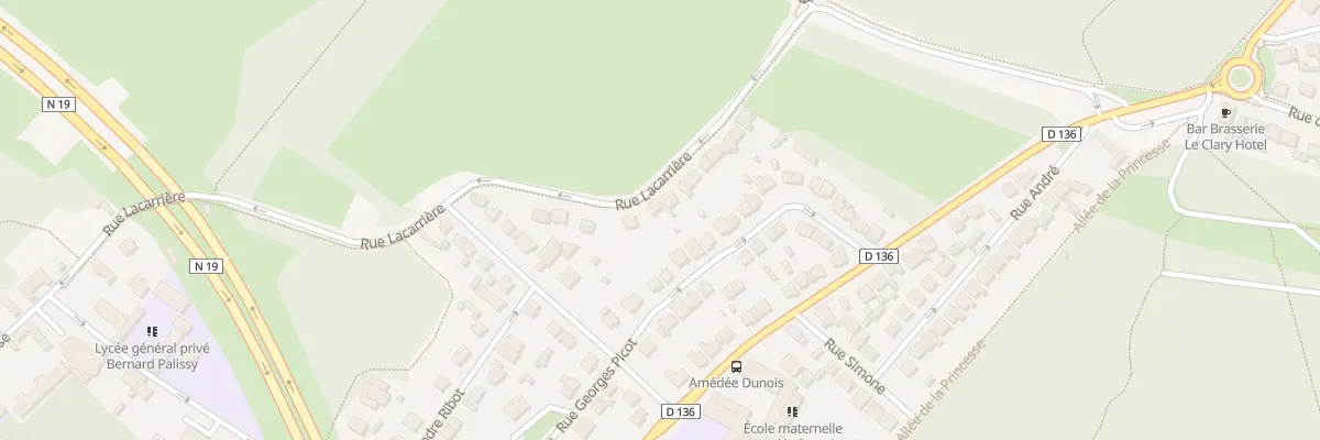 Plan du 13 Rue Lacarrière à Boissy-Saint-Léger