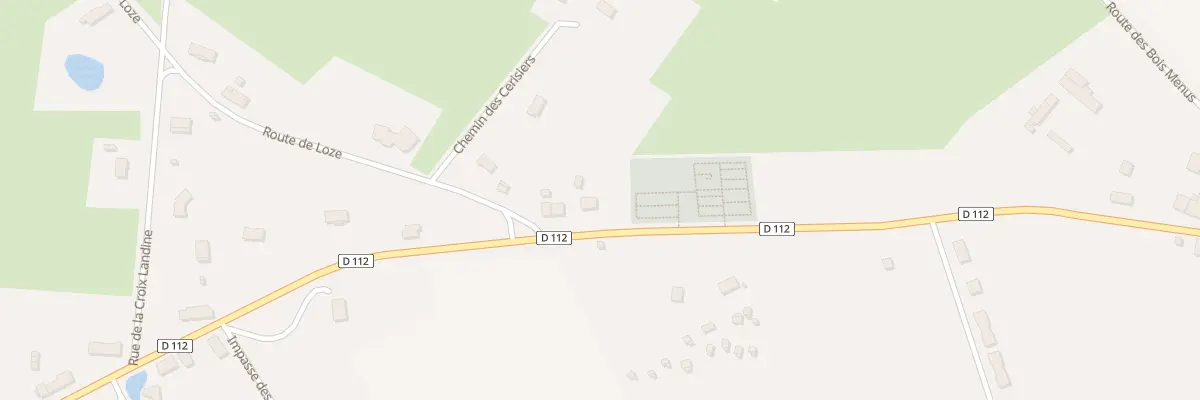 Plan du 24 Rte de Saint Désiré à Chazemais