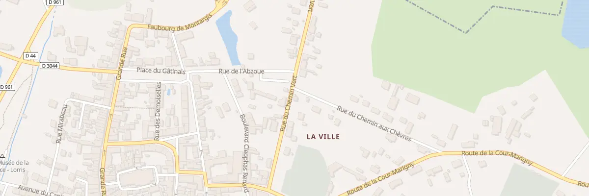 Plan du 10 Rue du Chemin Vert à Lorris