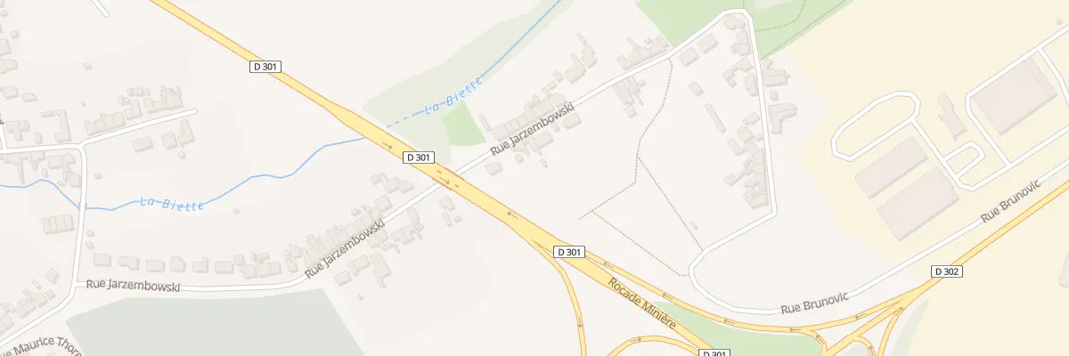 Plan du 32 Rue Jarzembowski à Divion