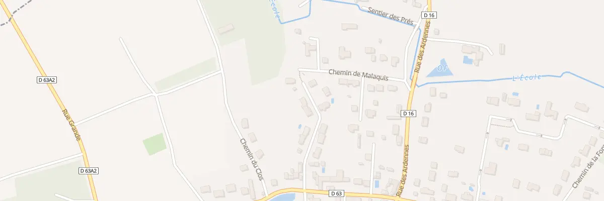 Plan du 9 Rue de la Vallee au Vaudoué