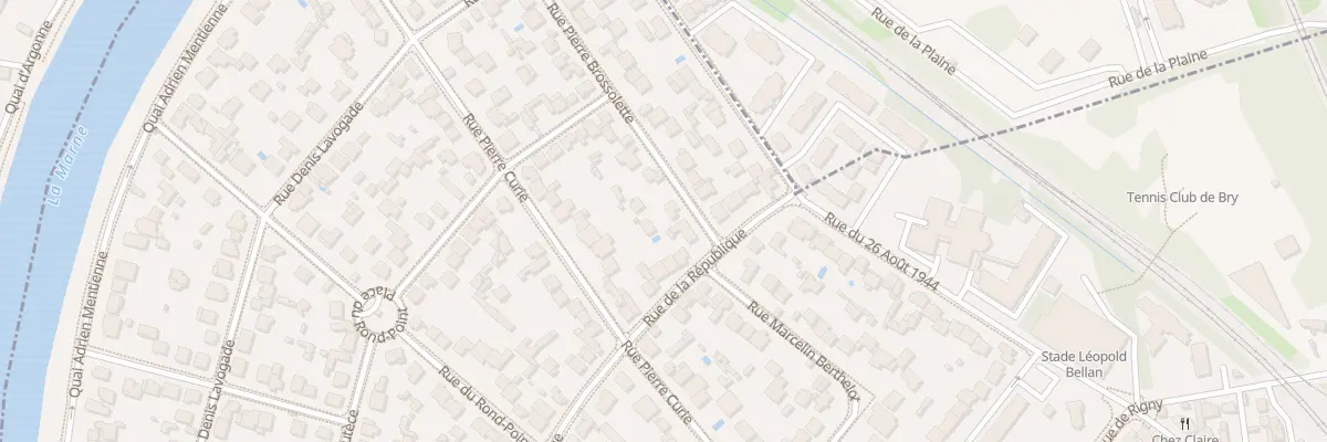 Plan du 40 Rue Pierre Brossolette à Bry-sur-Marne