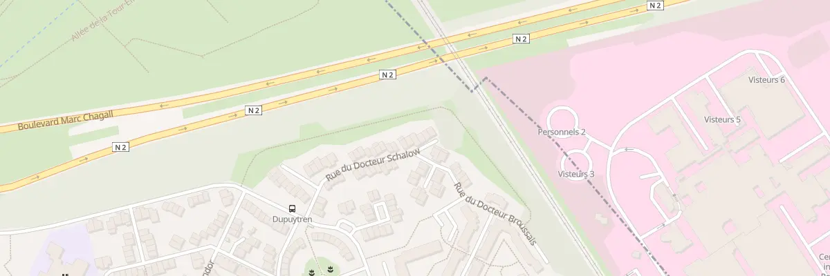 Plan du 33 Rue du Docteur Schalow à Aulnay-sous-Bois