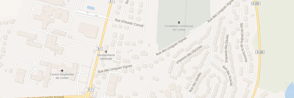 Plan du 11 Rue des Longues Vignes à Corbie