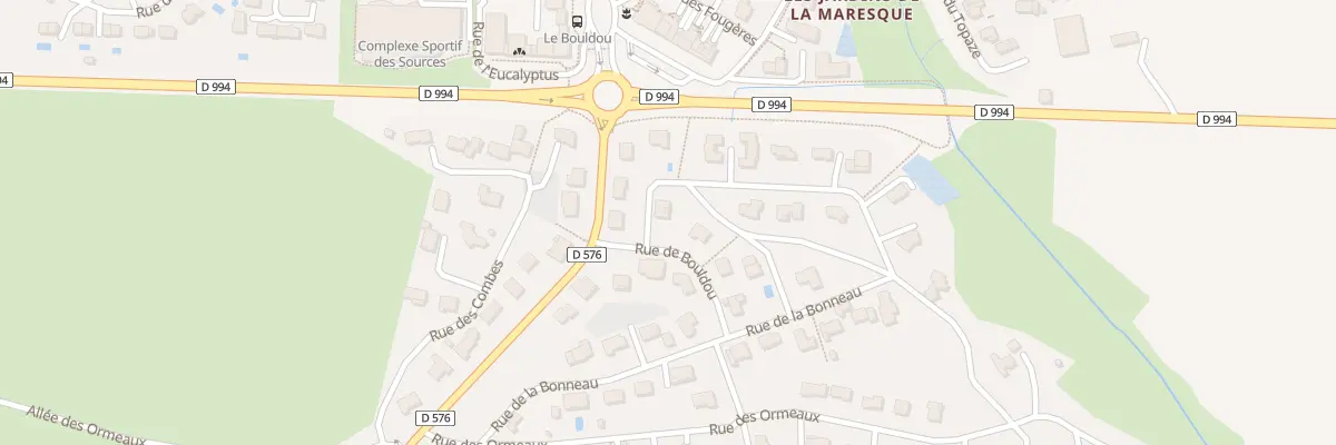 Plan du 2 Rue du Rouergue à Druelle Balsac
