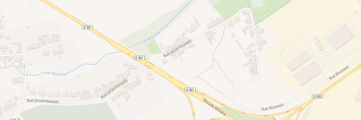Plan du 34 Rue Jarzembowski à Divion