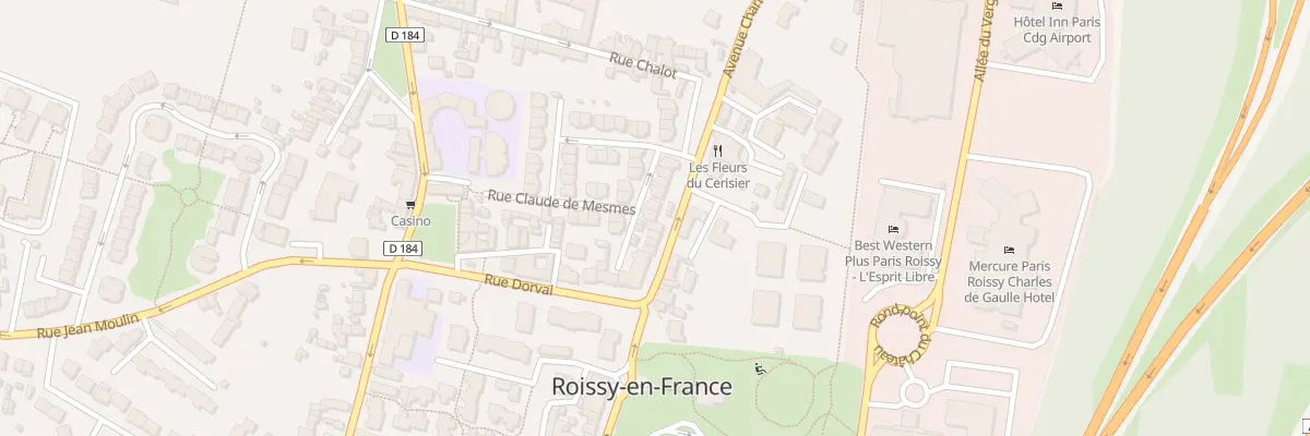 Plan du 54 Rue Claude de Mesmes à Roissy-en-France