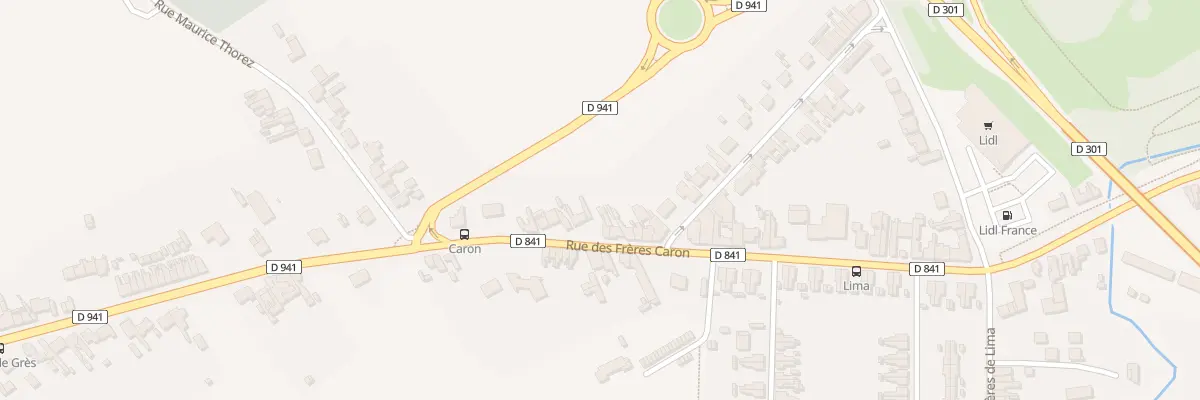 Plan du 93 Rue des Frères Caron à Divion