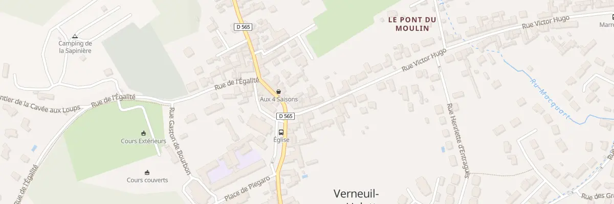 Plan du 3 Rue Victor Hugo à Verneuil-en-Halatte
