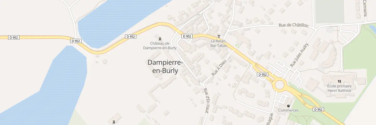 Plan du 7 Rue d’En Haut à Dampierre-en-Burly
