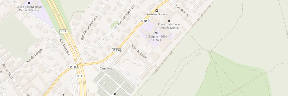 Plan du 7 All du Béarn à Boissy-Saint-Léger