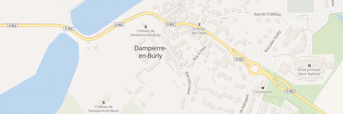 Plan du 6 Rue d’En Haut à Dampierre-en-Burly