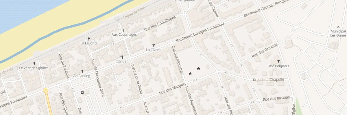 Plan du 281 Rue des Alouettes à Bray-Dunes