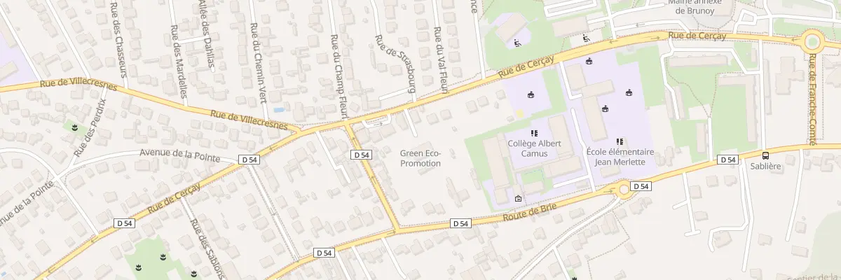 Plan du 86B Rue de Cerçay à Brunoy