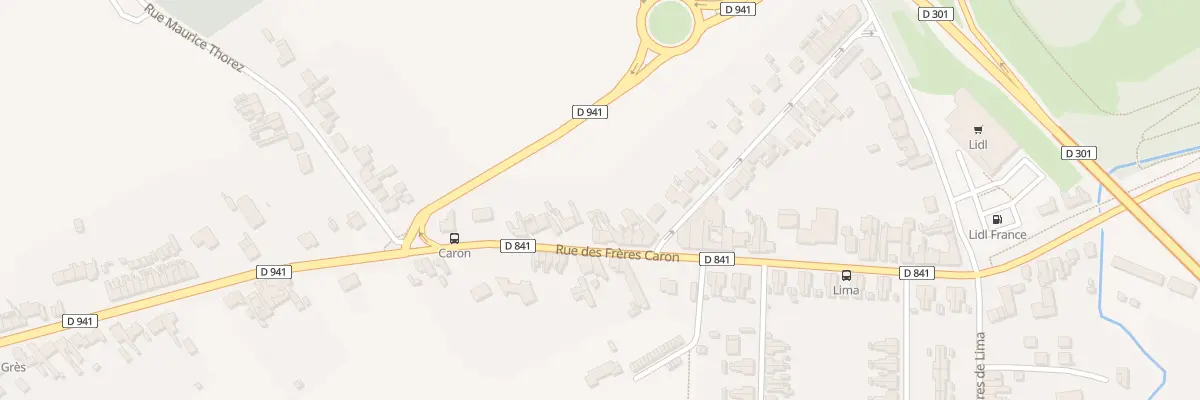 Plan du 95 Rue des Frères Caron à Divion