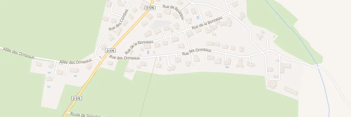 Plan du 8T Rue des Ormeaux à Druelle Balsac
