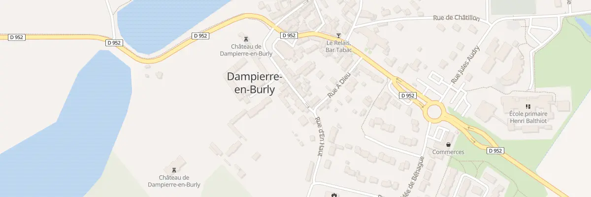Plan du 12 Rue d’En Haut à Dampierre-en-Burly