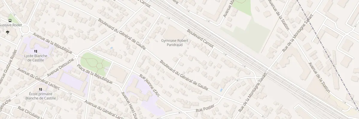 Plan du 63 Bd du Gen de Gaulle à Villemomble