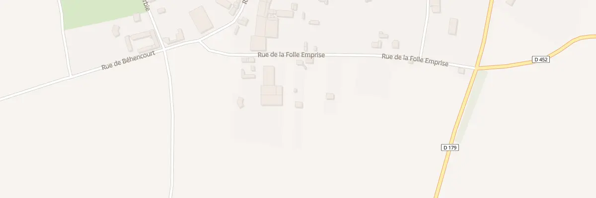 Plan du 22 Rue de Folle Emprise à Baizieux