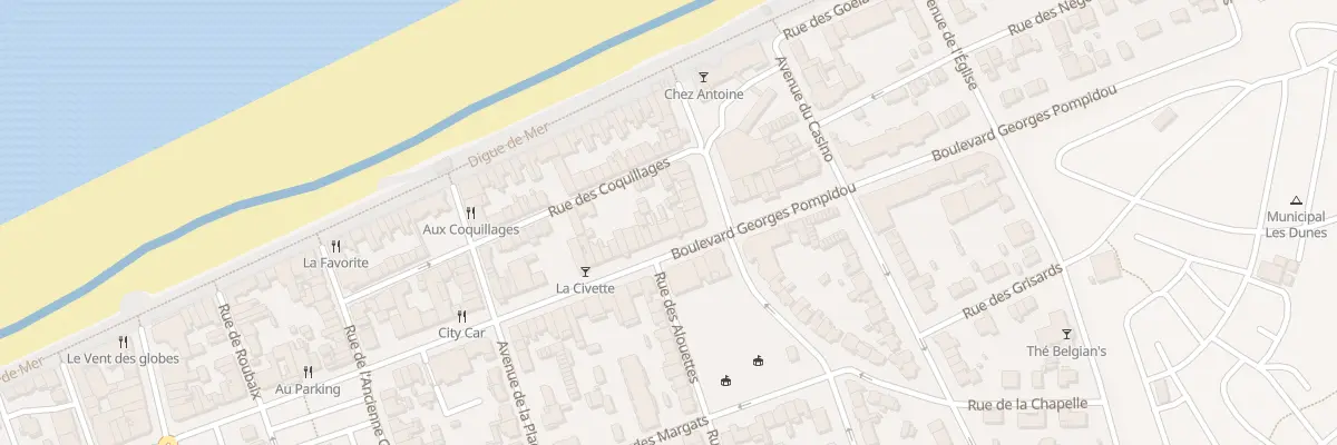 Plan du 815 Bd Georges Pompidou à Bray-Dunes