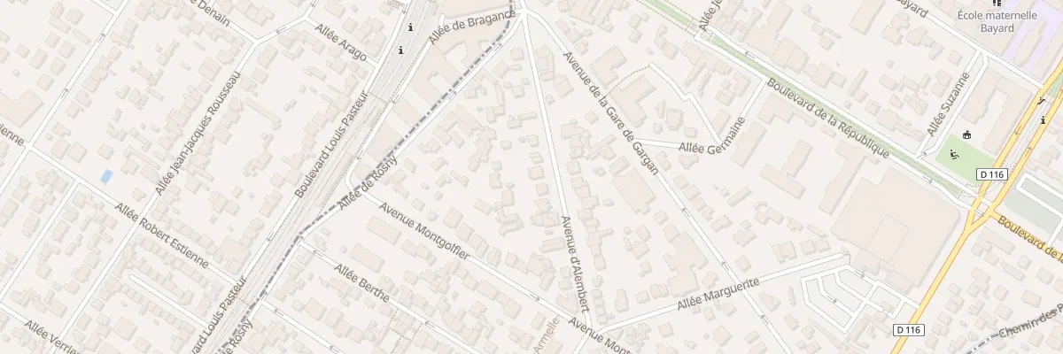 Plan du 24B Av d’Alembert à Livry-Gargan