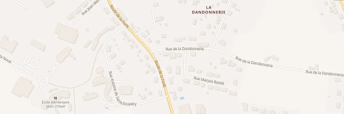 Plan du 4 Rue de la Dandonnerie à Lorris