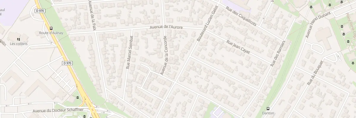Plan du 40 Bd Lucien Gelot à Sevran
