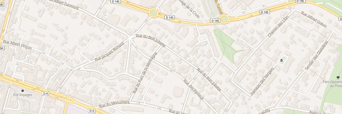 Plan du 8 Rue du Bois Juliette à Champigny-sur-Marne