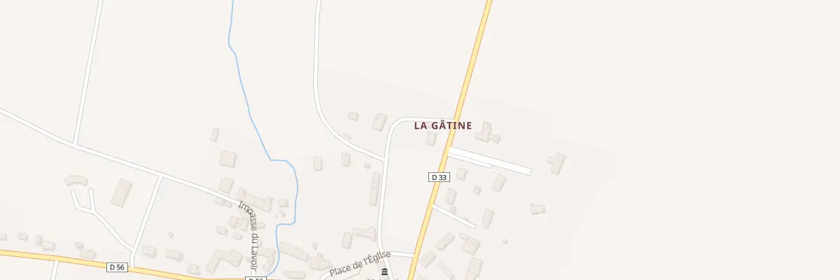 Plan du 8 Rue de la Gatine à Soulangis