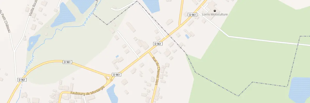 Plan du 22 Fg de Montargis à Lorris