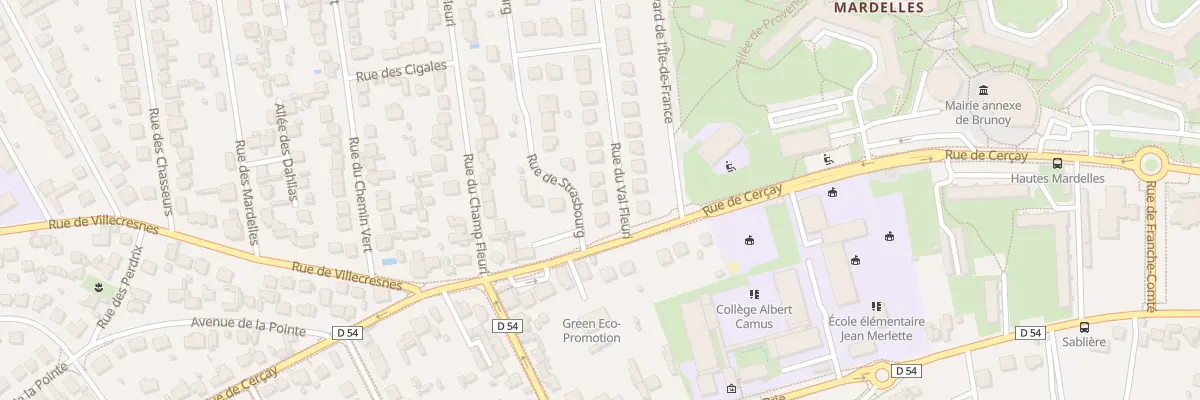 Plan du 3 Rue du Val Fleuri à Brunoy