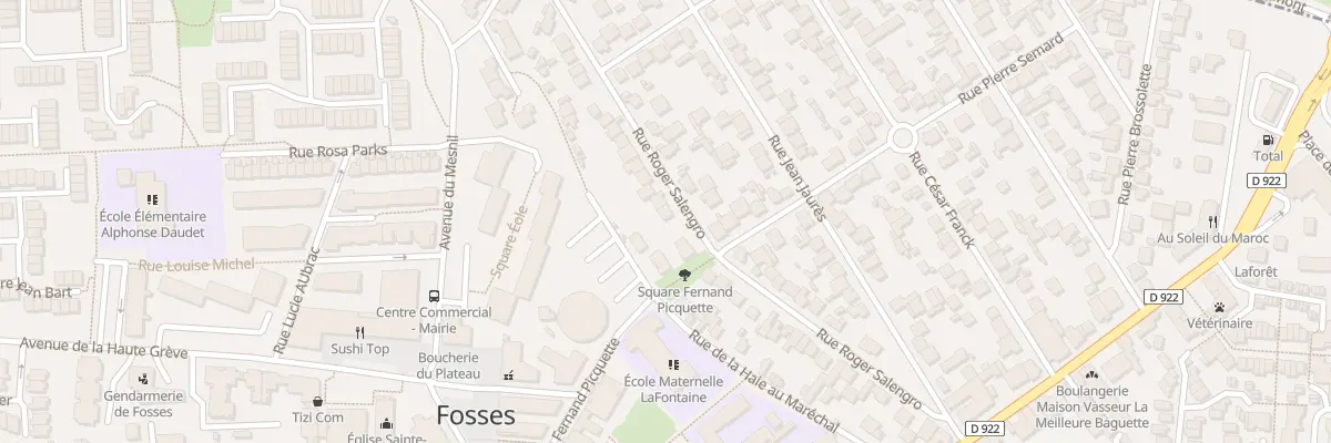 Plan du 59 Rue Roger Salengro à Fosses