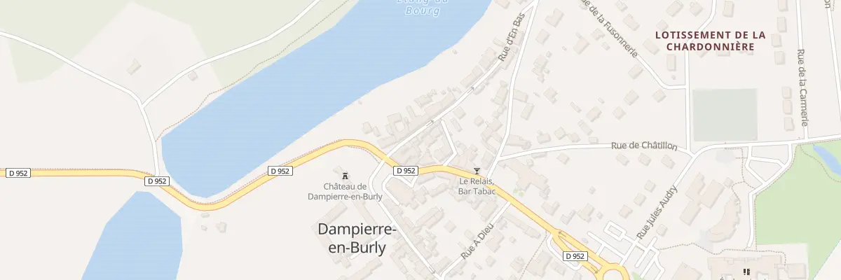 Plan du 6 Rue d’En Bas à Dampierre-en-Burly