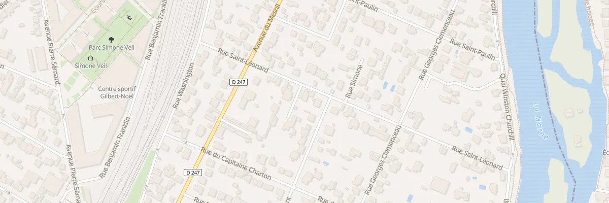 Plan du 18 Rue Saint-Léonard à Saint-Maur-des-Fossés