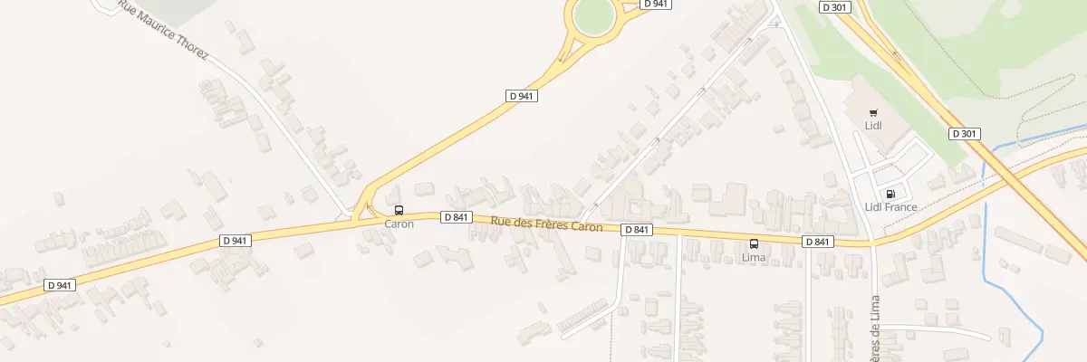 Plan du 97 Rue des Frères Caron à Divion