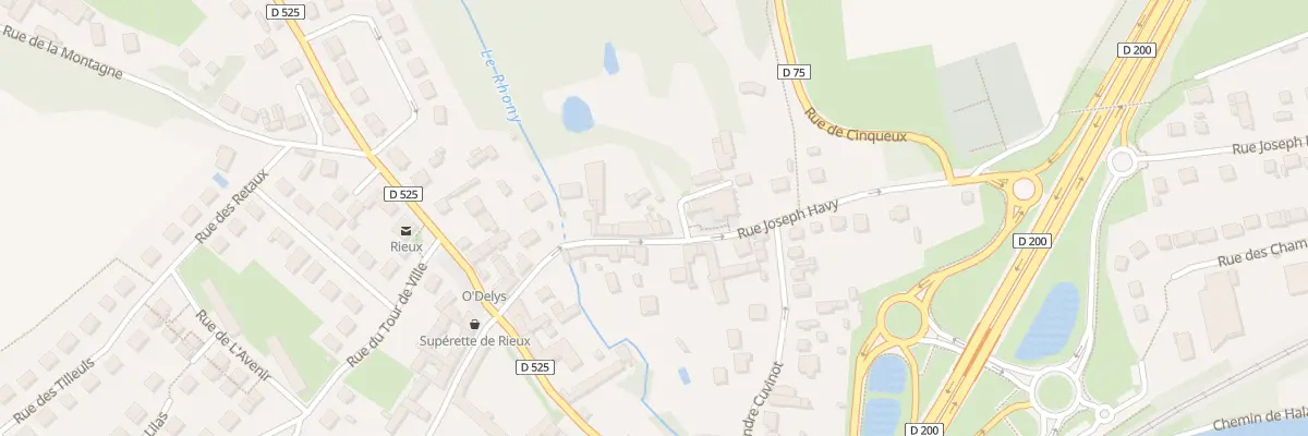 Plan du 40 Rue Joseph Havy à Rieux