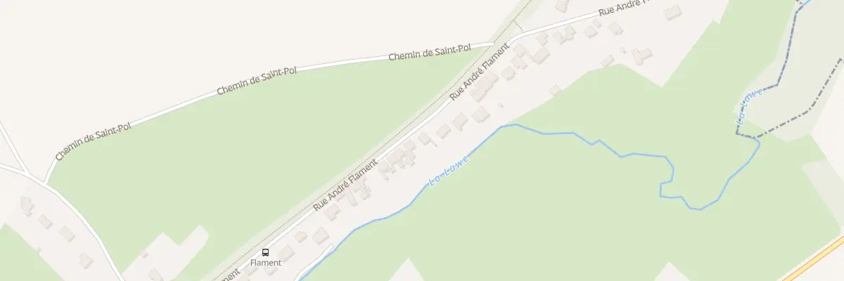 Plan du 39 Rue Andre Flament à Beugin