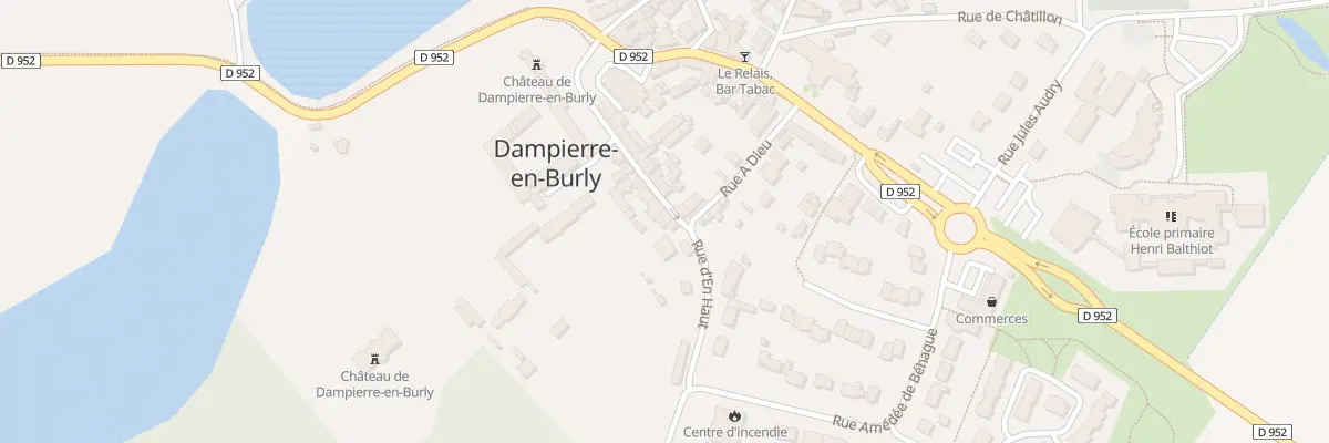 Plan du 16 Rue d’En Haut à Dampierre-en-Burly