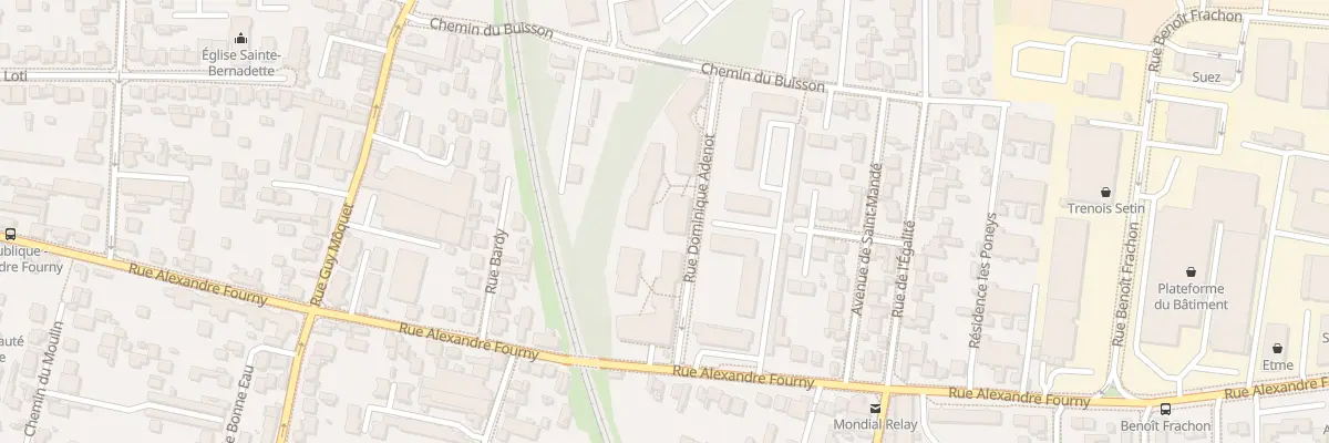 Plan du 1 Rue Dominique Adenot à Champigny-sur-Marne