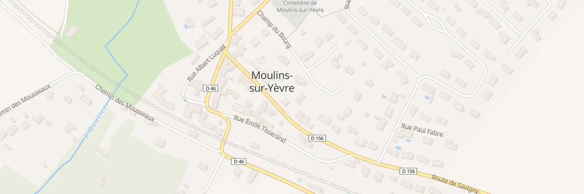 Plan du 9 Rte de Savigny à Moulins-sur-Yèvre